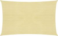 vidaXL Zonnezeil 160 g/m² 2,5x3,5 m HDPE Beige