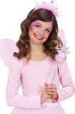 Widmann Prinsessen tiara en toverstafje - roze - verkleed set - sprookjes thema