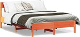 Maison Exclusive - Lit en bois massif sans matelas, brun chaud, 140x190 cm, bois de pin