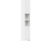 vidaXL Badkamerkast, wit, 30 x 30 x 183,5 cm, bewerkt hout