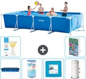 Intex Rechthoekig Frame Zwembad - 450 x 220 x 84 cm - Blauw