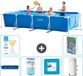 Intex Rechthoekig Frame Zwembad - 450 x 220 x 84 cm - Blauw