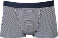 HOM Simon boxer briefs HO1 (1-pack) - heren boxer met horizontale gulp - donkerblauw gestreept