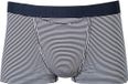 HOM Simon boxer briefs HO1 (1-pack) - heren boxer met horizontale gulp - donkerblauw gestreept
