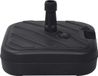vidaXL Parasolvoet - Gevuld - Zand/Water - 24 L - Zwart
