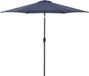 casa.pro Parasol Altino parasol à mât Ø270x235 cm bleu marine