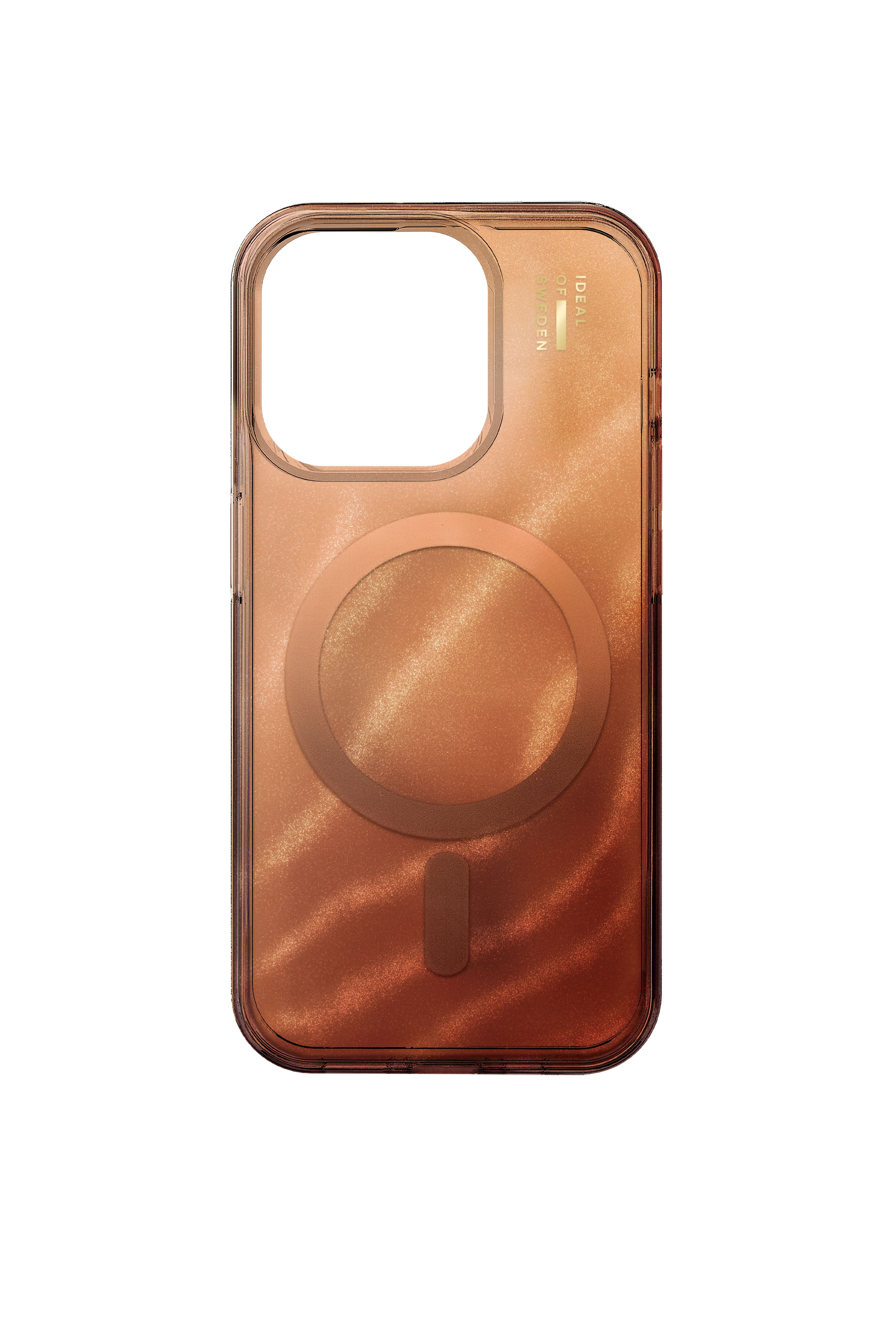 iDeal of Sweden Transparante case MagSafe iPhone 15 Pro Mocha Mousse