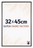 Dutch Frame Factory Fotolijst 32x45 cm - Kunststof - Zwart Mat - Easy