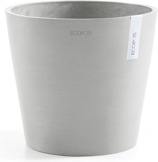ECOPOTS Amsterdam Bloempot - 30 cm - wit