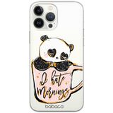 ERT GROUP mobiel telefoonhoesje voor Apple Iphone 11 origineel en officieel erkend Babaco patroon Panda 005 optimaal aangepast aan de vorm van de mobiele telefoon, gedeeltelijk bedrukt