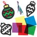 Baker Ross FX377 Kerstbal Gebrandschilderd Glas Decoratie sets - Set van 8