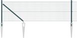 vidaXL - Gelast draadhek met grondpennen - 10 x 0,4 m - PVC-gecoate staal - Groen
