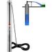 Pompe submersible pour puits profond 3cv 2200w 230v/50hz, débit 9,8 m³/h, hauteur 144 m, câble 9,1 m, inox, usage industriel, irrigation et domestique, étanchéité IP68.