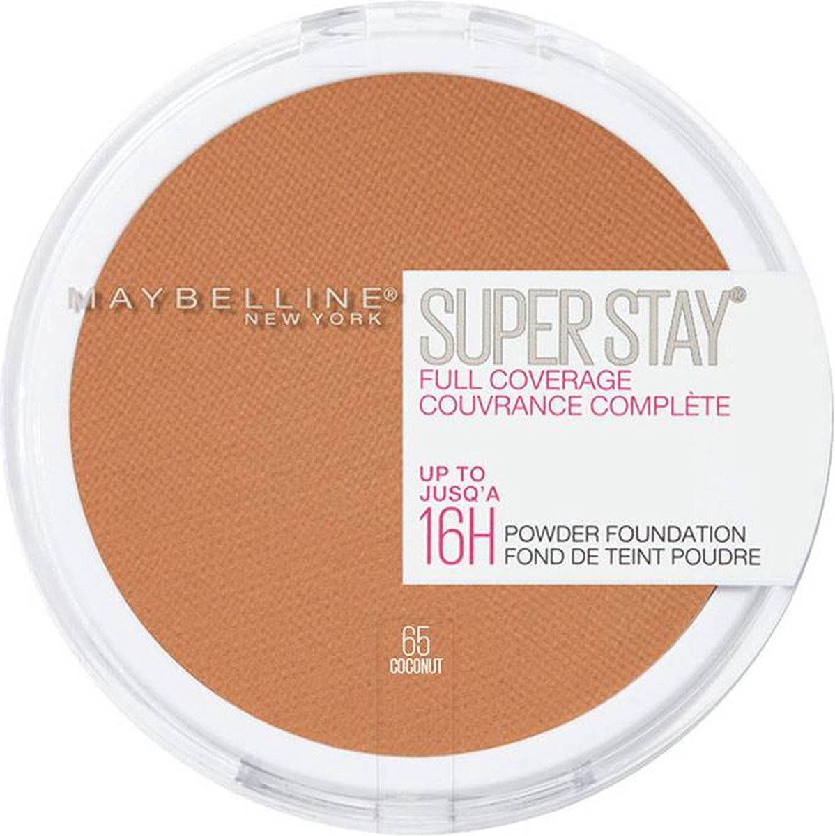 Maybelline SuperStay 16H Full Coverage Poeder Foundation - 65 Coconut