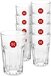 Douwe Egberts - Glas Latte Macchiato 295ml - 12 stuks