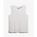 Superdry Studios Vee Mouwloze V-hals T-shirt Wit 2XS Vrouw