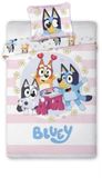 Bluey Dekbedovertrek playing piano 140 x 200 cm - katoen