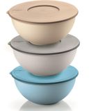 Fratelli Guzzini My Kitchen Schaal met deksel 3 stuks - 160mm