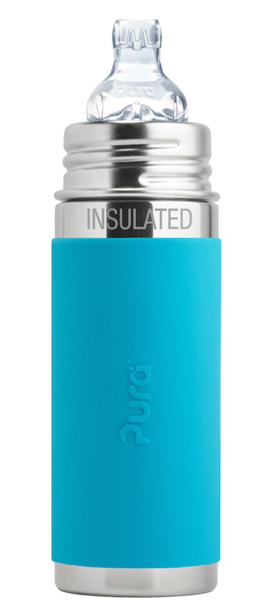 Pura thermos tuitfles 260 ml blauw Aqua