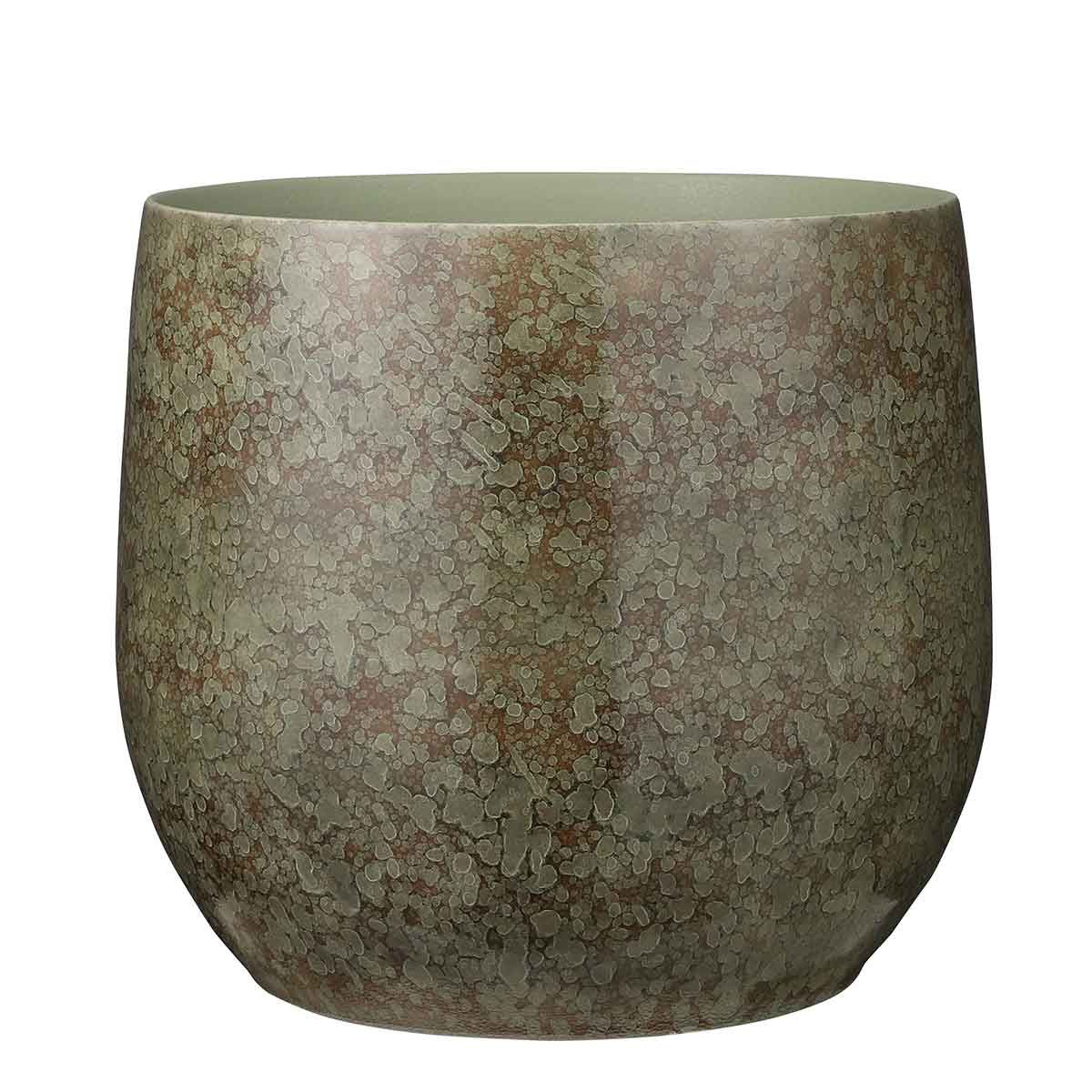 Mica Decorations Oliver Ronde Pot Groen 31 x 33 cm