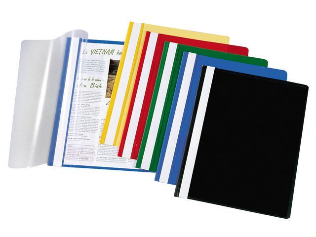 Staples Standaard Snelhechtmap A4, PP, 30 vel, Rood