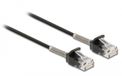 DeLOCK 87020 Netwerkkabel Zwart 3 m Cat6a U/UTP