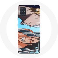 Maniacase Hoesje voor Samsung Galaxy A51 5G Oden Et Rayleigh One Piece Anime Manga