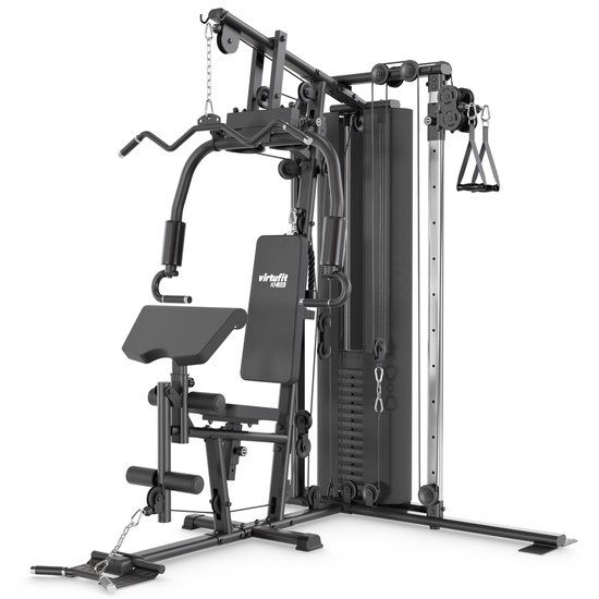 VirtuFit KH200 Krachtstation - Multifunctionele Homegym - 80 kg Gewichtstapel - Full Body Training - Zwart