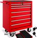 tectake® Chariot à outils à 7 tiroirs