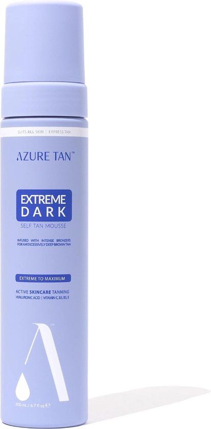 Azure Tan Self Tan Mousse EXTREME DARK - Extreme To Maximum 200ml