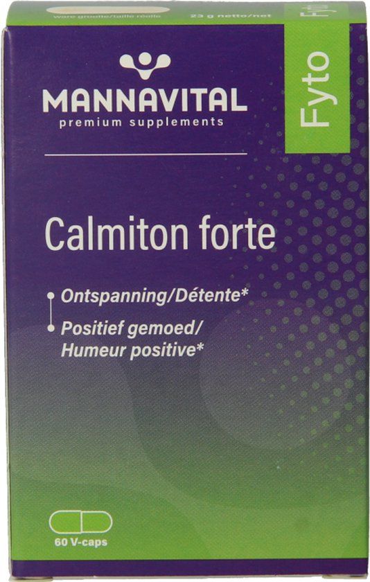 Mannavital Calmiton 60 Vegetarische capsules