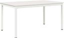 vidaXL Table de salle à manger blanc pin massif 150 x 90 x 75 cm