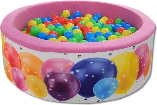 Viking Choice Ballenbak - 300 ballen - 90 x 30 cm - Roze