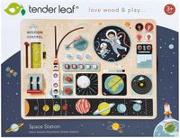 Tender Leaf Ruimtestation Houten Speelgoed Platform Astronauten
