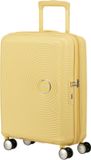 American Tourister Soundbox Spinner 55/20 TSA Uitbreidbaar Handbagage Koffer Pastel Yellow