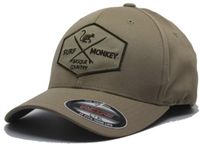 Surf Monkey Baseballpet - Unisex - Katoen - Kaki - L/XL