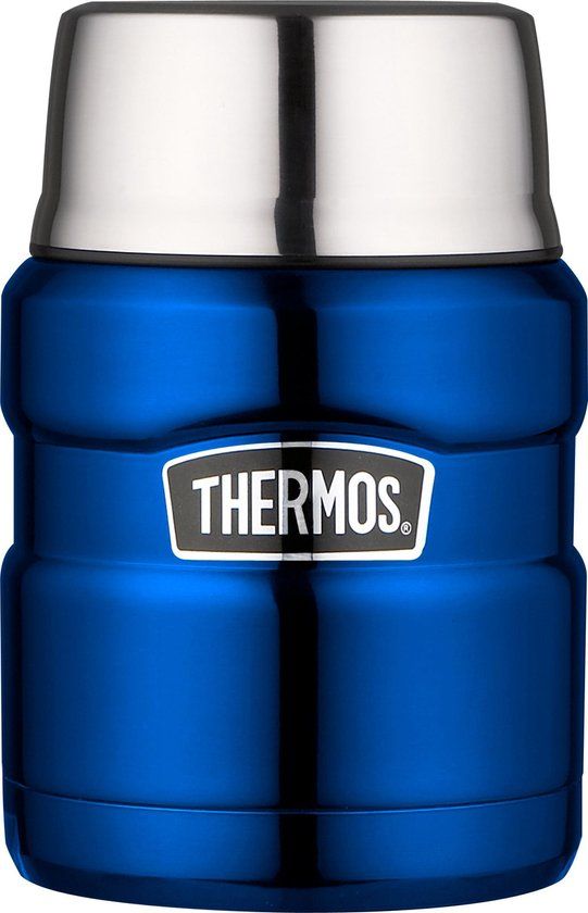 Thermos King Voedseldrager - 0.47L - Metalic Blauw
