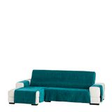 Eysa Droom niet-elastische chaise longue 240 cm links, vooraanzicht, kleur 03-turkoois, Chenille, 37 x 9 x 29 cm