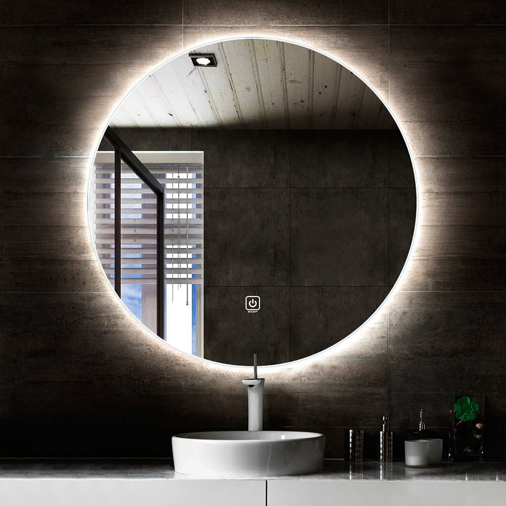 Saniclear Circle ronde spiegel met LED verlichting 90 cm