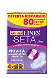 Lines Ultra absorberende zijde, ultra dagvleugels, verpakking van 80 stuks