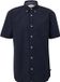 s.Oliver - Hommes - CoupeRegular: chemise à manches courtes, rayures texturées et col boutonnné