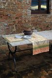 Bassetti FONG V8N tafelkleed, katoen, meerkleurig (beige), 140 x 170 cm