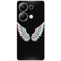 Xiaomi Siliconen hoesje compatibel met Xiaomi Redmi Note 13 Pro 4G Angel Wings