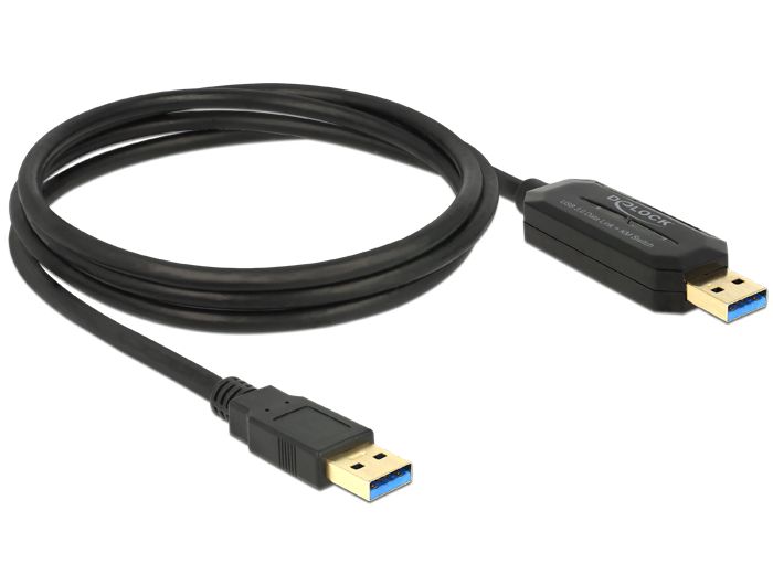 DeLOCK USB 3.0-A - USB 3.0-A Kabel - 1.5m - Zwart