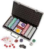 HOT Games Poker Valise Laser 300 Jetons 11 Gram Poker Set
