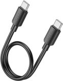 Hoco X96 60W Fast Charge PD USB-C naar USB-C Laadkabel 0.25M Zwart