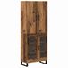 vidaXL Highboard, 2 stuks, gerecycled hout, 69,5 x 34 x 180 cm