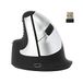 R-Go HE Ergonomische linkshandige muis Bluetooth 5.0 stille draadloze muis met Break-software, oplaadbaar, 2400 dpi, 5 knoppen, verticale Ergo-muis voor Windows/Mac/Linux/Android (RGOHEWLL)