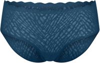 Sloggi Zero Feel kanten hipster - Bliss - Naadloze invisible dames hipster - Schijnt niet door - Smoky Blue / XXL
