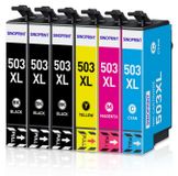 Epson 503XL Cartouches d'encre - 6 Pièces